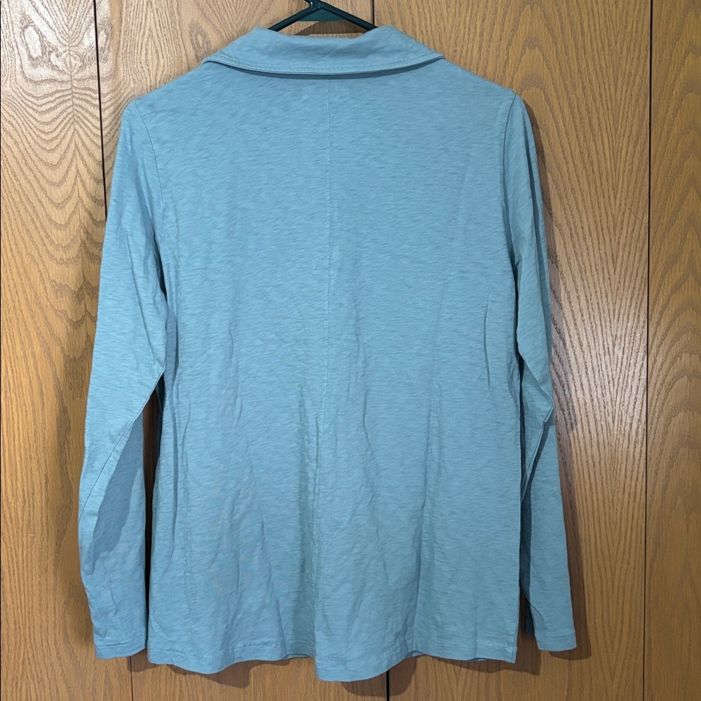 Orvis Sky Blue Long Sleeve Shirt women’s medium button up - Picture 5 of 6